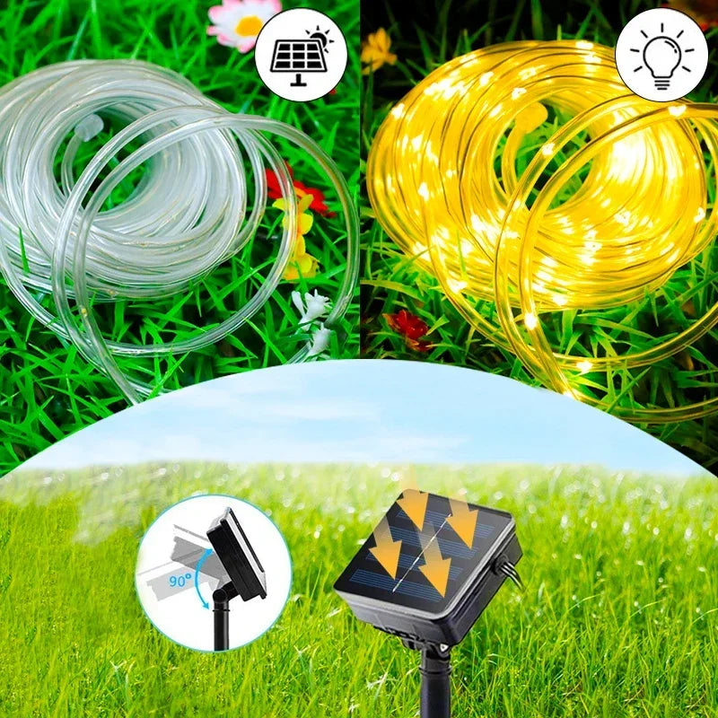 Outdoor Solar Powered Tube Light 32m/22M/12M/7M